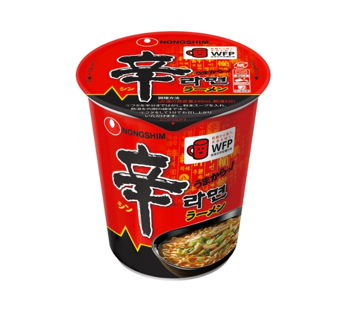 【4-CUP BUNDLE】Nongshim Shin Ramen Cup 68g