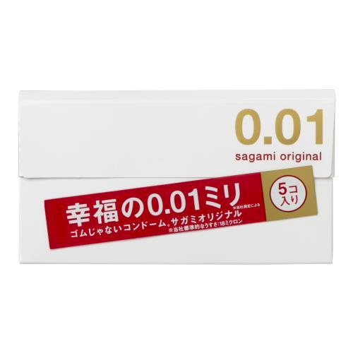 Sagami Original 0.01 Condoms 5pcs