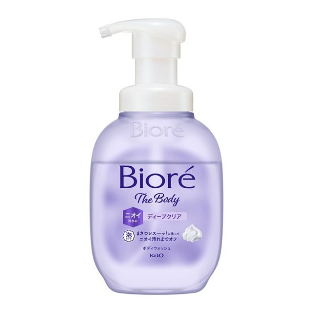 KAO Biore The Body Foaming Deep Clear Body Wash Fresh Herbal Scent 510ml