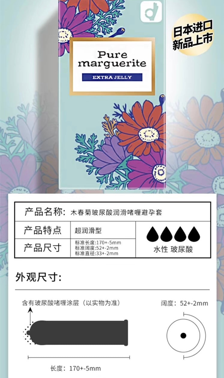 Okamoto Pure Margaret Condoms Extra Jelly 12Pcs
