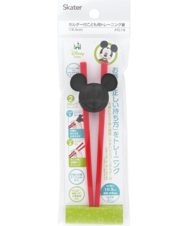 SKATER Training Chopsticks Micky Mouse for Children Ages 2-5