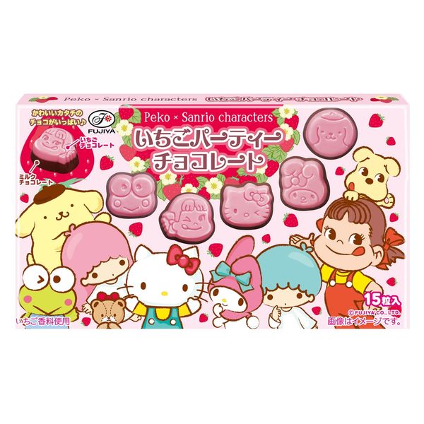 Fujiya Peko Sanrio Characters Ichigo Strawberry Chocolate 40g