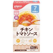 Pigeon Baby Chicken Tomato Sauce Easy powder + iron (ankake sauce type) 7M+