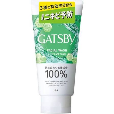 Gatsby Facial Wash Medicated Triple Care Acne Foam 130g