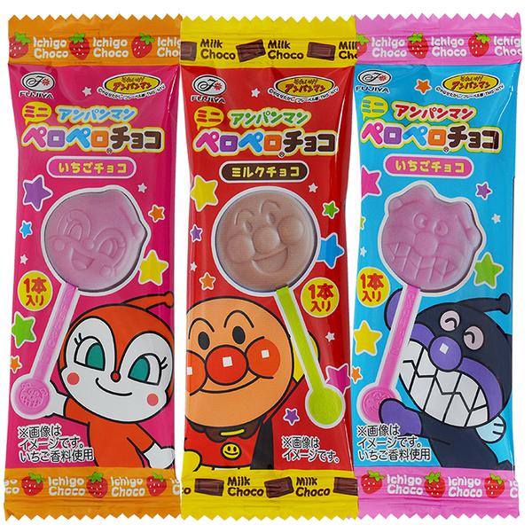 fujiya anpanman choco lollipop random flavor