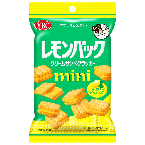 YBC Lemon Pack Cream Sandwich Crackers Mini 40g