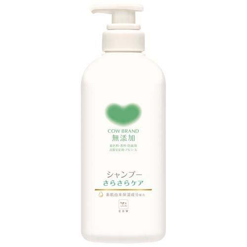Cow Brand Additive Free Shampoo Silky Care with Pump 470ml