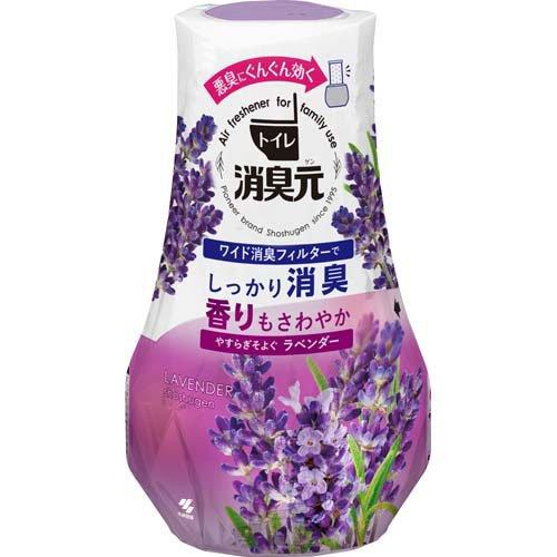 Kobayashi Pharmaceutical Toilet Deodorizer Deodorizing and Air Freshening Spray Stand-Type,Soothing Lavender Scent 400ml