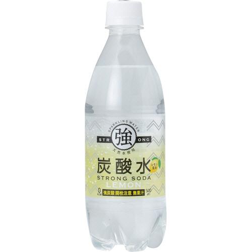 Tomomasu Beverage Strong Sparkling Water 500ml lemon