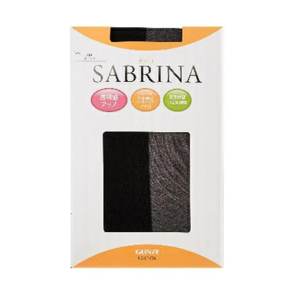 GUNZE SABRINA spring and summer pantyhose 026 black M-L