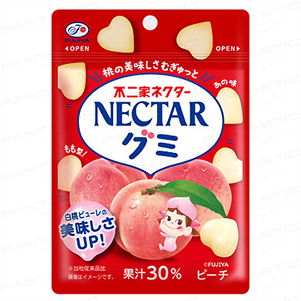 Fujiya Nectar Gummy Peach Flavor 48g