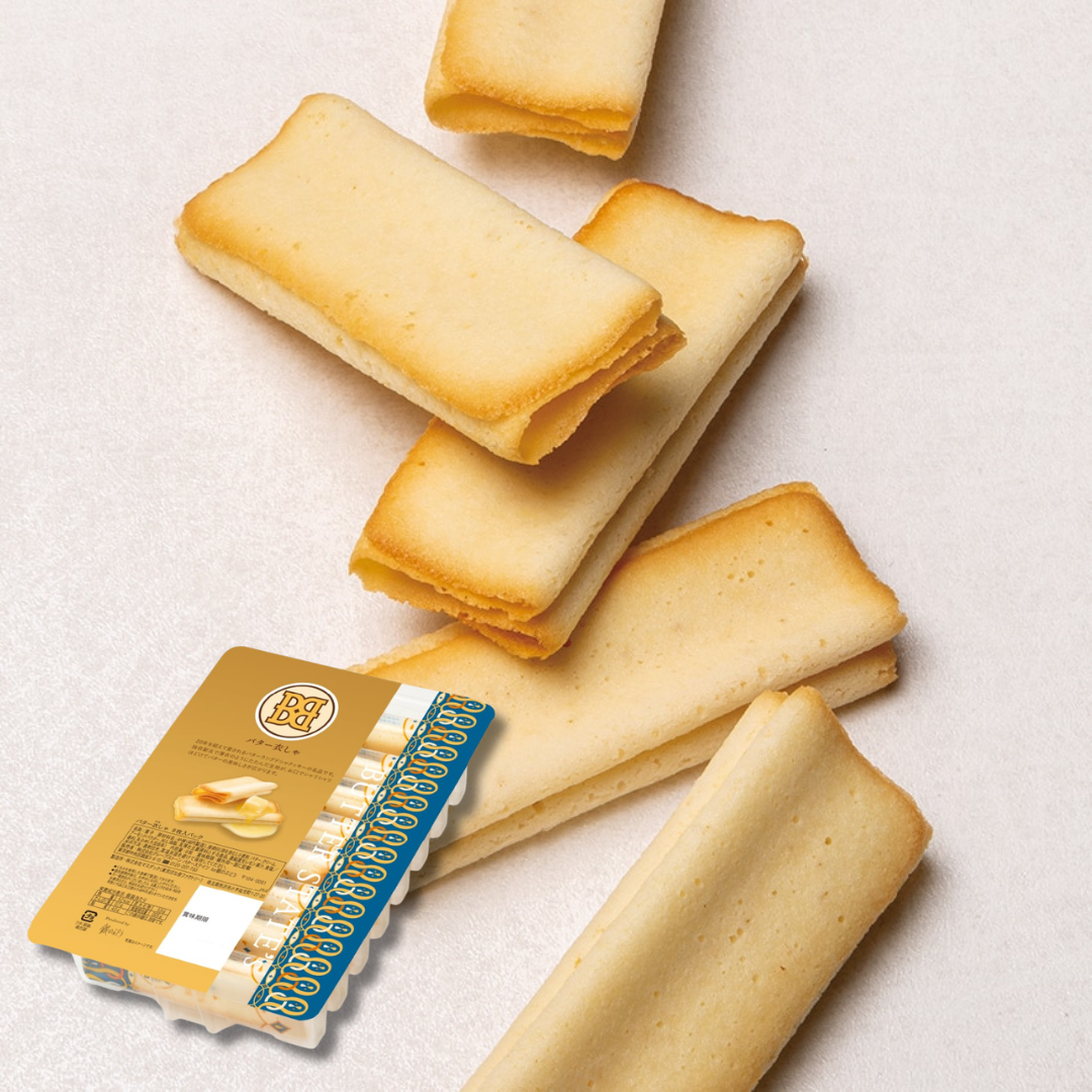 Butter State’s Hokkaido Butter 4 Layer Langue de Chat Cookies 8 Pieces