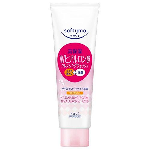 KOSE SOFTYMO Hyaluronic Acid Makeup Cleansing Facial Foam 190g