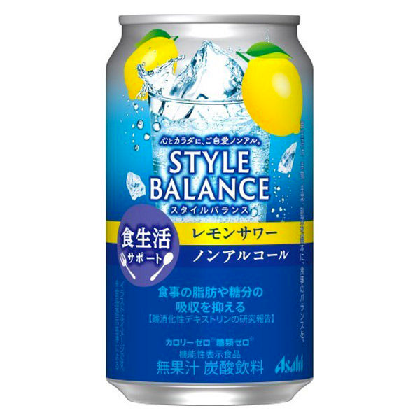 Asahi Style Balance Dietary Support Lemon Sour Non-Alcoholic Can 350ml
