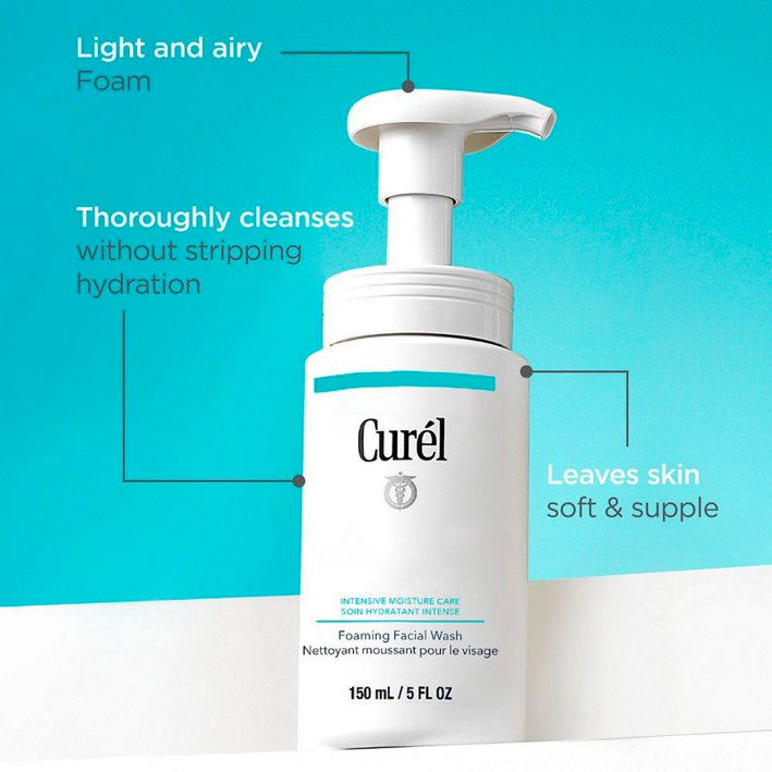 Curel Intensive Moisture Care Foaming Facial Wash 150ml
