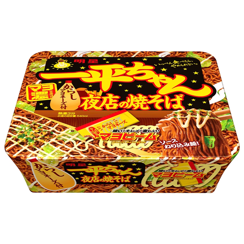 STAR IPPEI NIGHTCLUB Mustard mayo flavor fried noodles instant noodles 135g