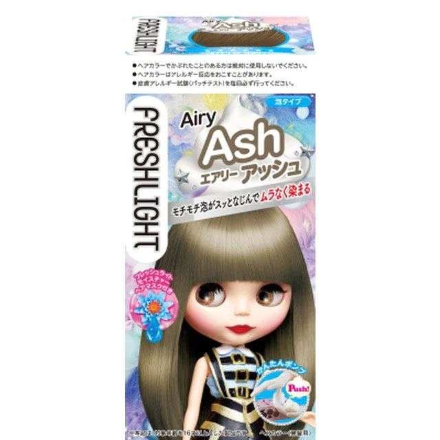 Schwarzkopf bubble hair dye （airy ash）