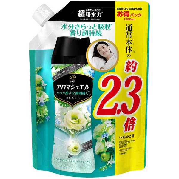 P&G Fragrance Fabric Softening Beads refill 1080ml 【breeze floral】