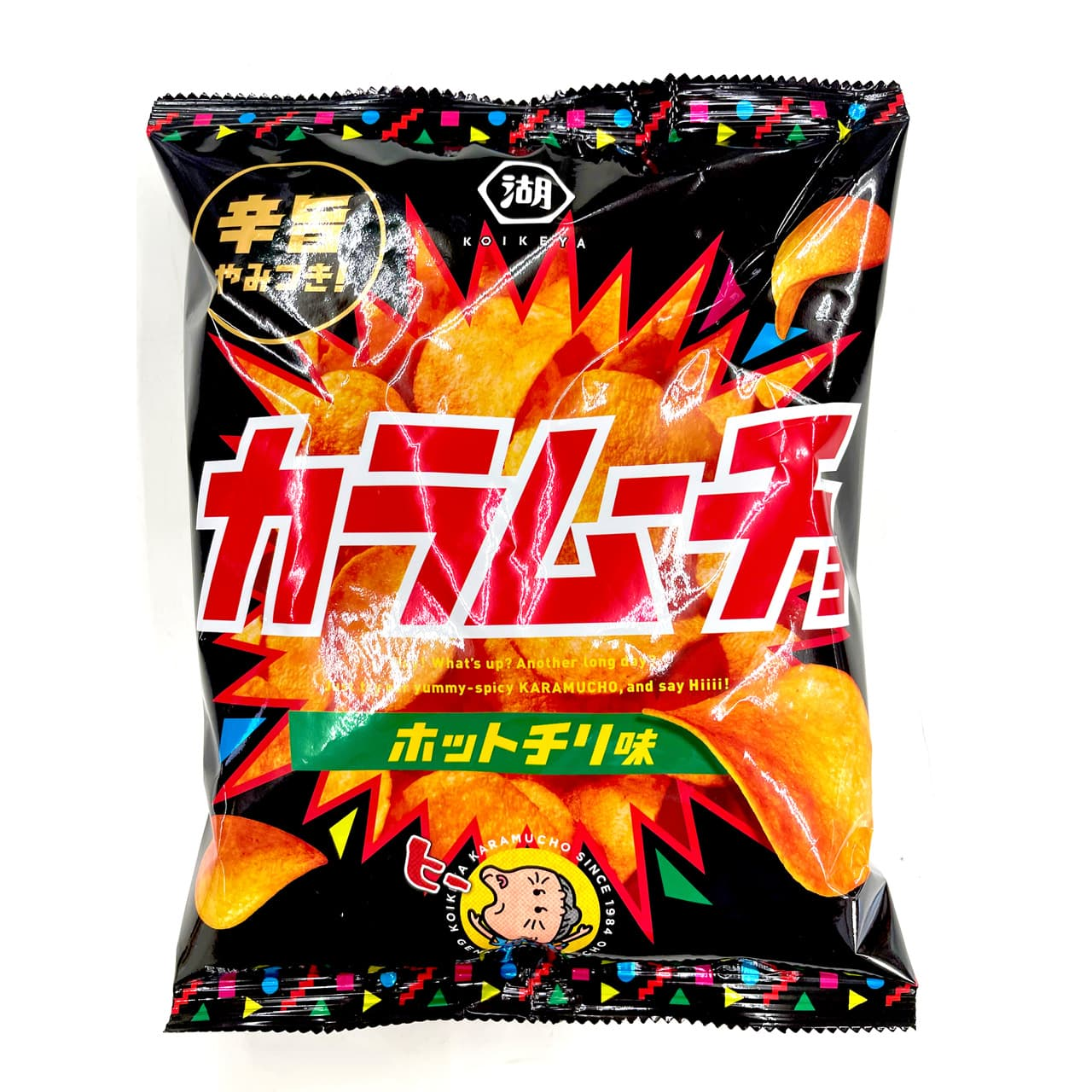 Koikeya Karamucho Potato Chips Spicy Chili 55g