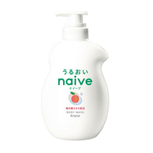kracie naive shower gel peach flavor Moisturizing 530ml