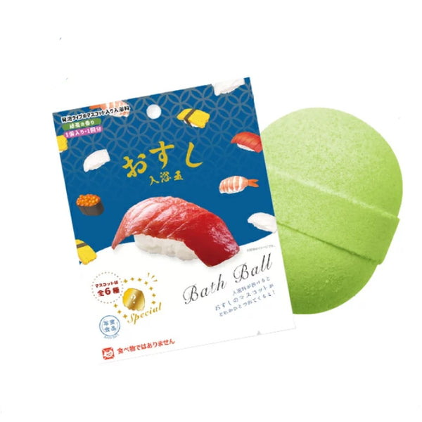 sushi Bath Ball matcha scent random sushi Toy