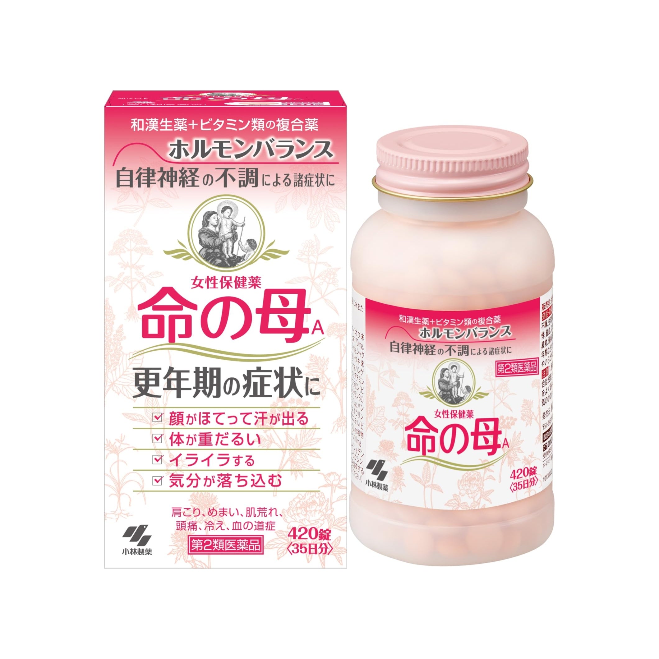 Kobayashi Inochi no Haha A Menopause Supplement 420 Tablets