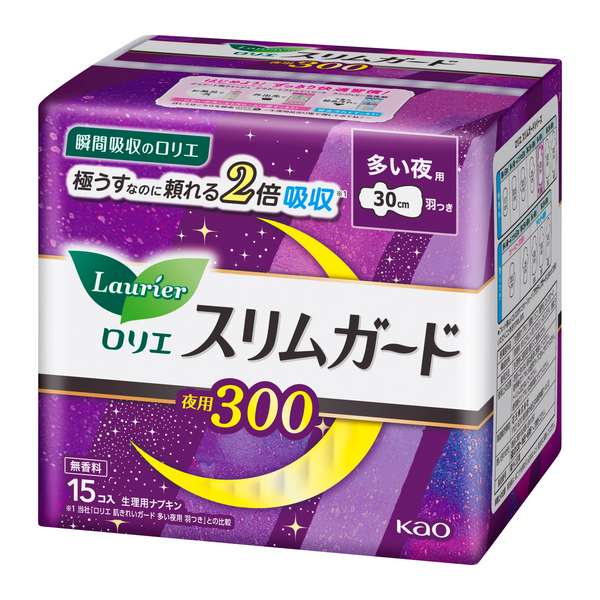 Kao LAURIER overnight sanitary pads S 30cm 15 pieces