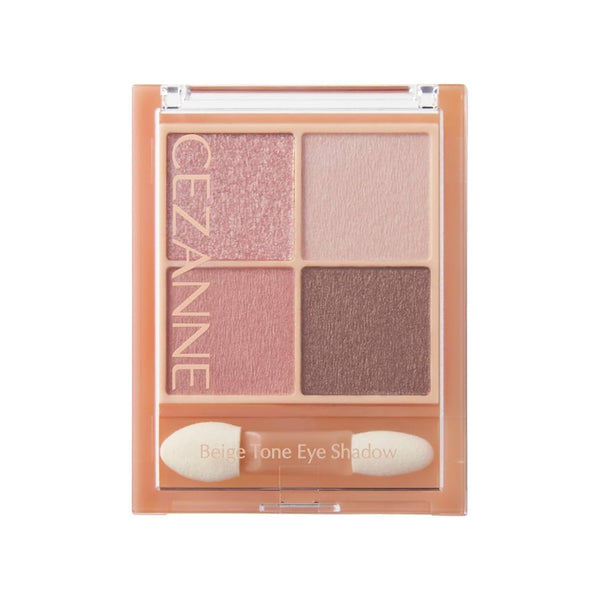 Cezanne 4 Color Eye Shadow Palette 06 Peach Beige 4.3G