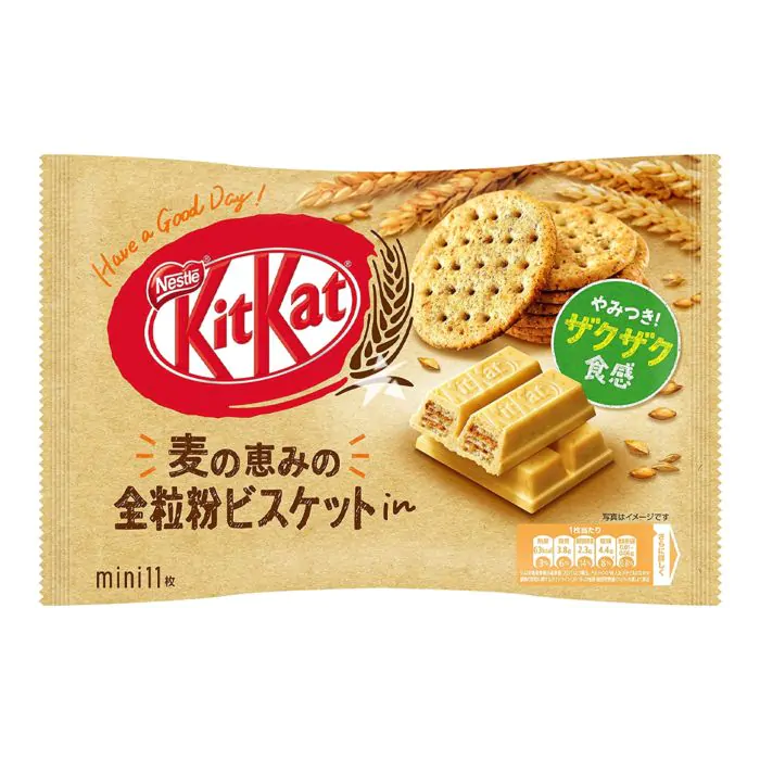 Nestle Kitkat mini Whole Grain flavor 11+1 Pieces