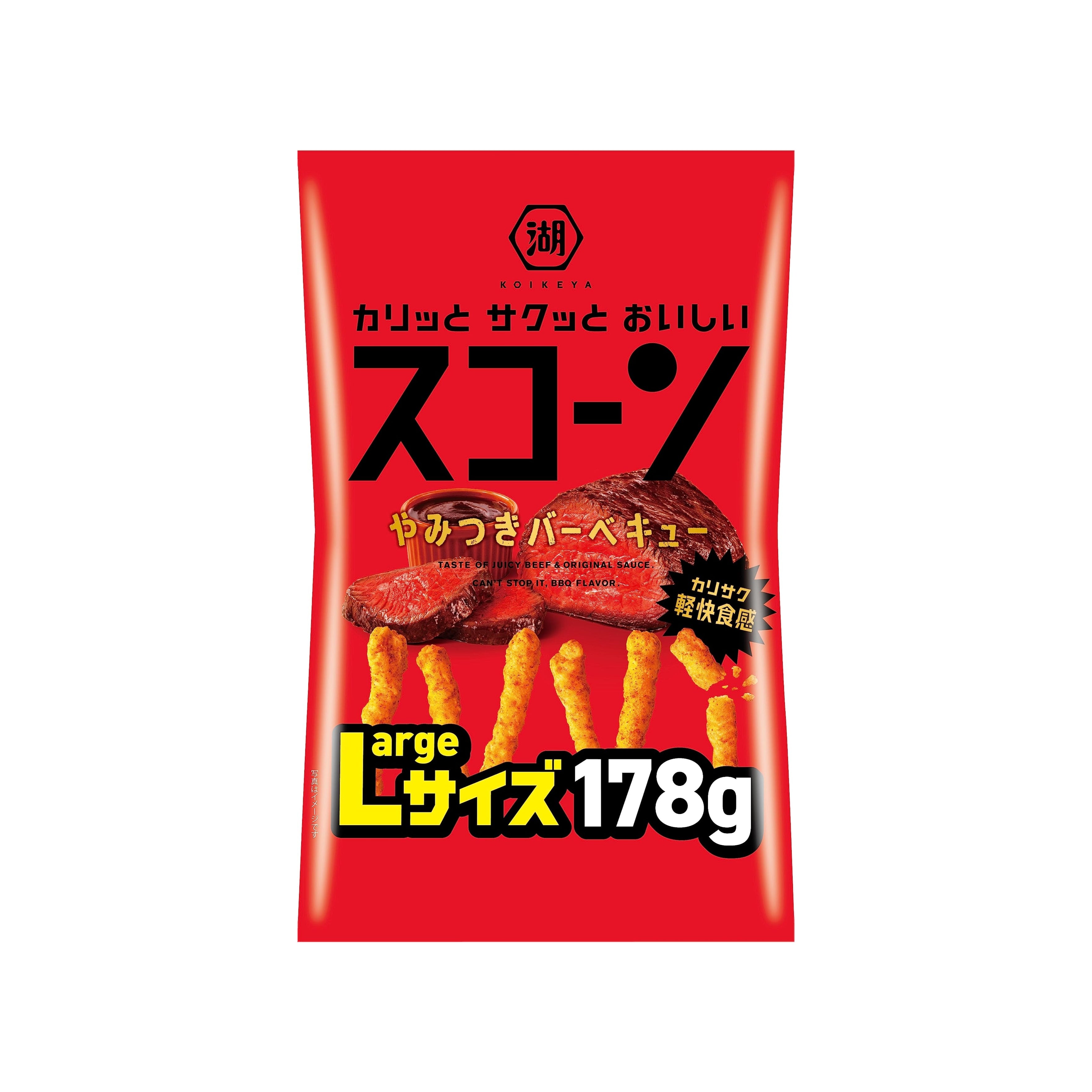 Koikeya Corn sticks BBQ flavor 178g