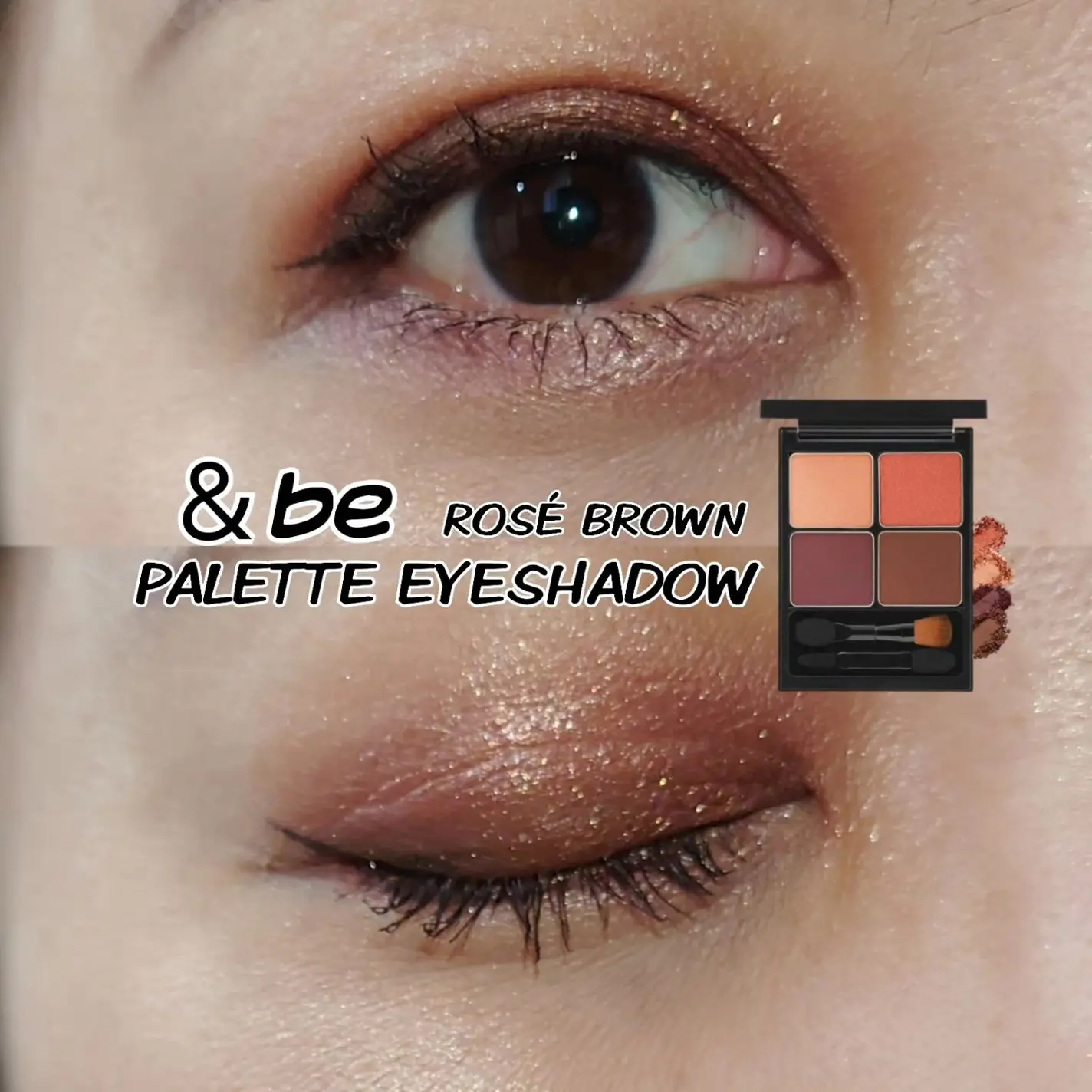 &be Palette Eyeshadow Rose Brown