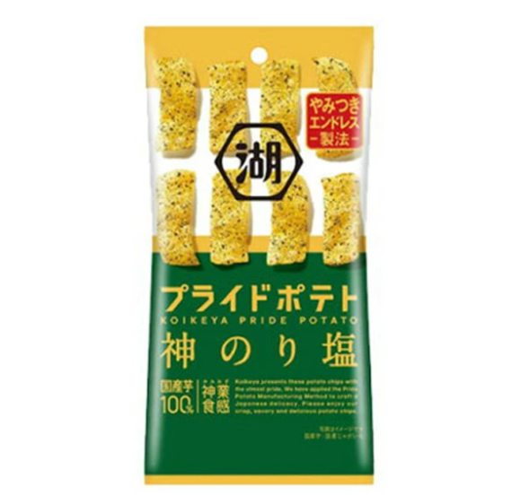 Koikeya Slim Bag Pride Potato Bite Cut God Nori Salt 30g