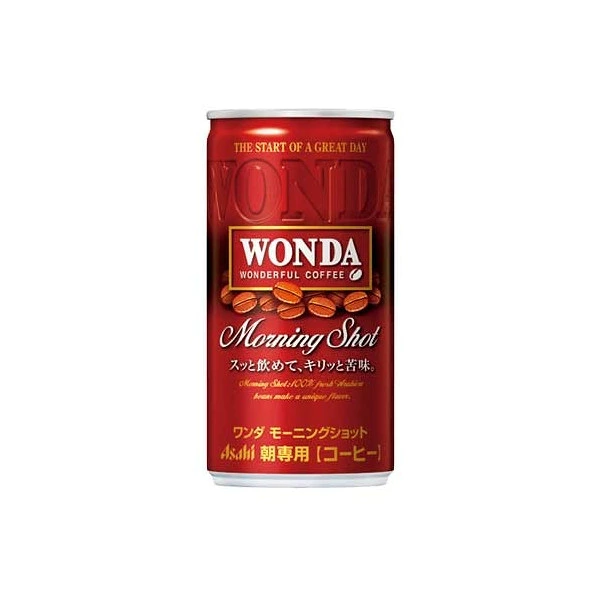 Asahi Wonda Morning Shot Coffee 185ml