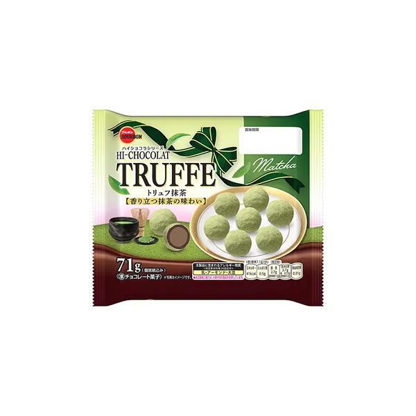 BOURBON Hi-Chocolat TRUFFE  matcha flavour 71g