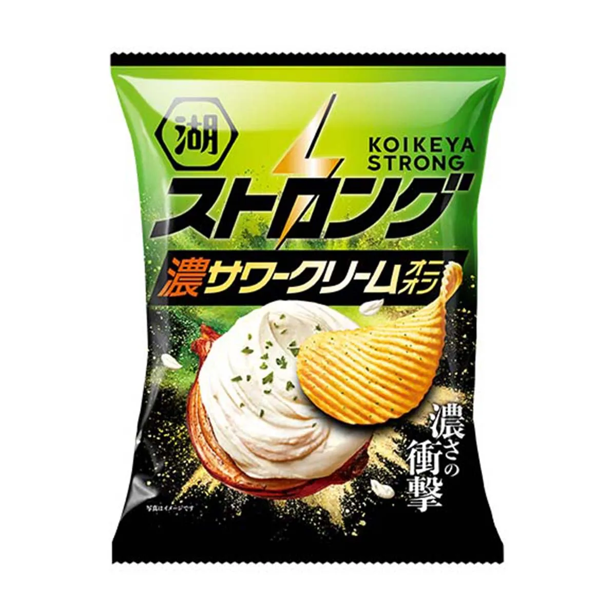 Koikeya Strong Chips Rich Sour Cream & Onion 53g