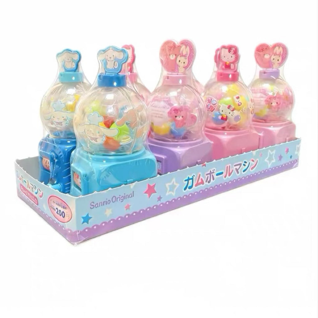 Sanrio Mini Gumball Machine 13g – 1 Random Color Shipped from 3 Assorted Colors