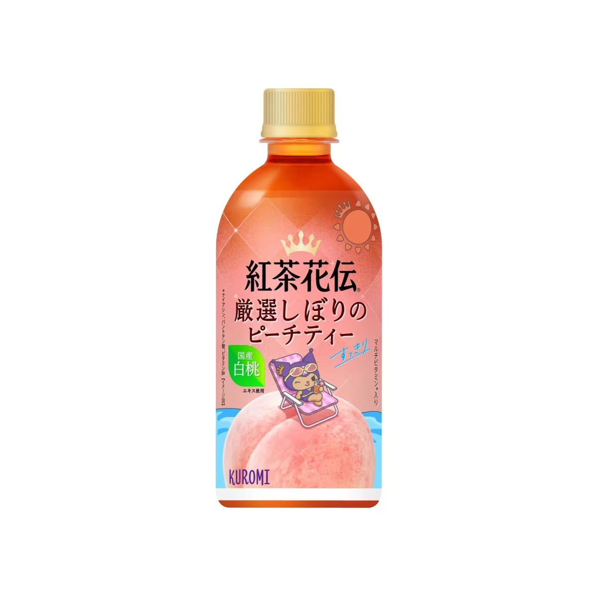 Kochakaden Peach Tea 440ml (kuromi version)