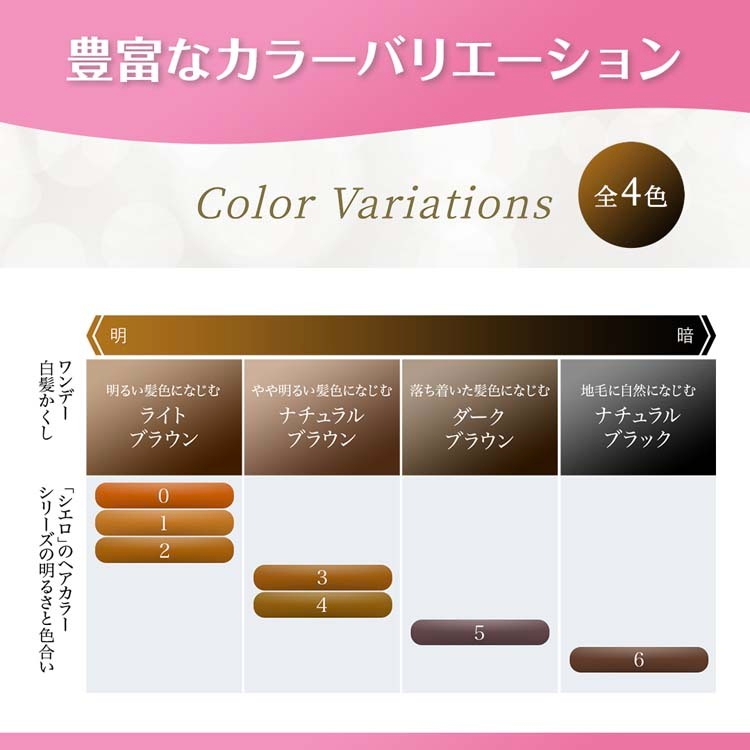 Cielo 1-Day Gray Hair Concealer Dark Brown 9ml