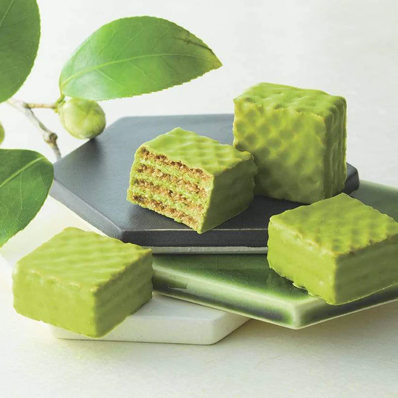 royce chocolate wafers matcha 12 pieces