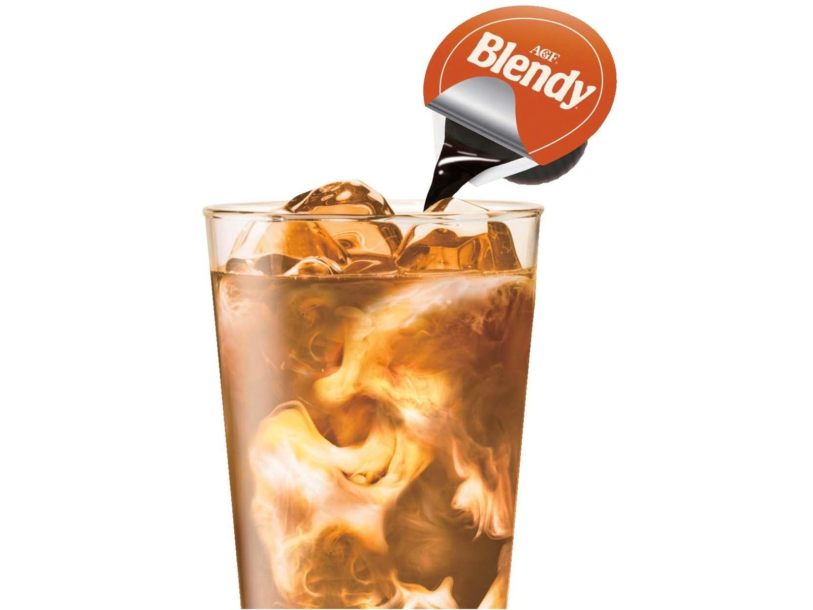 AGF Blendy® Portion Caramel Cafe au Lait Base (6 pieces)