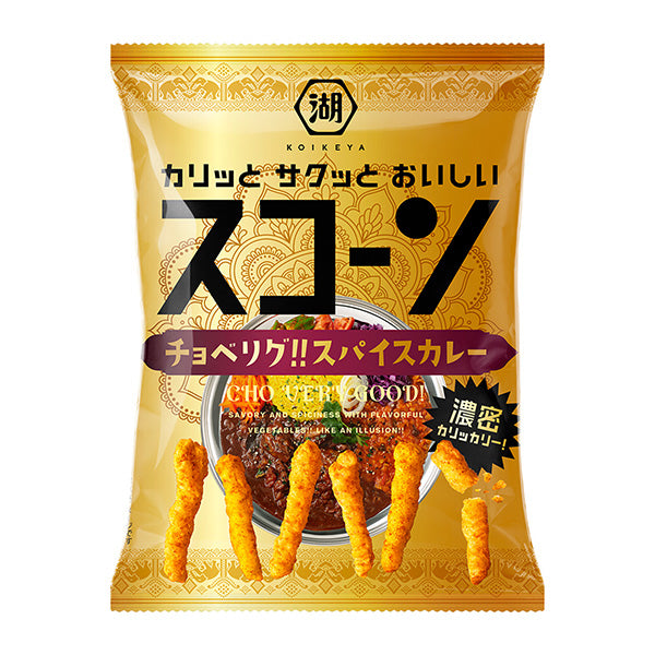 Koikeya Corn sticks curry flavor 73g