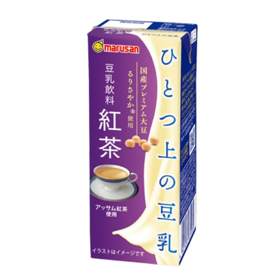 Marusan Black Tea Soy Milk 200ml