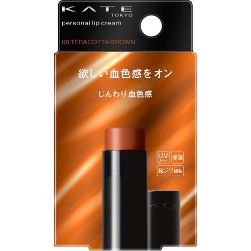 Kanebo Cosmetics Kate Personal Lip Cream 08 teracotta brown