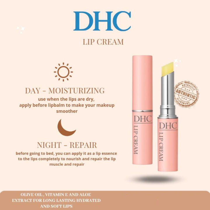 DHC Medicated moistrue Lip Cream Balm 1.5g