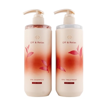 Off & Relax 2.0 Limited Shampoo & Treatment Set Pink 460ml+460ml with Free Comb