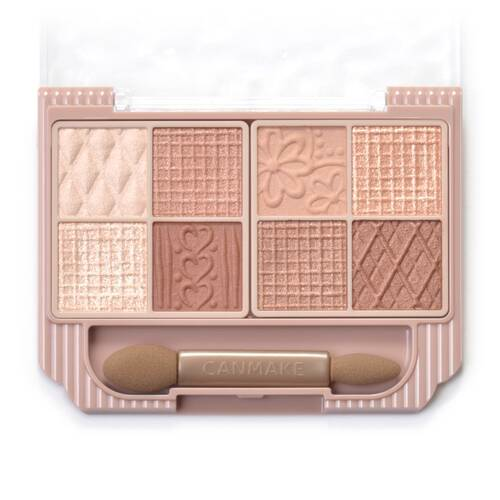 Canmake Petit Palette Eyes 04 Almond Brulee Eyeshadow Palette Brown   2.0g