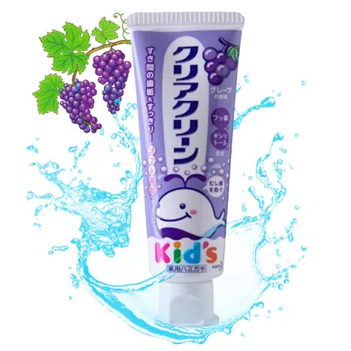 Kao CLEAR CLEAN KIDS Toothpaste grape flavor 70g