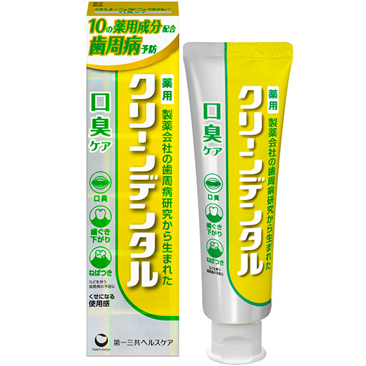 Daiichi Sankyo Clean Dental Medicated Toothpaste Bad Breath Care 100g