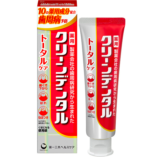 Daiichi Sankyo Clean Dental Medicated Toothpaste Total Care 100g