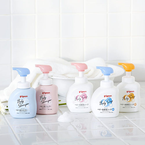 PIGEON BABY BODY FOAM SOAP Unscented MOIST TYPE 500 ML